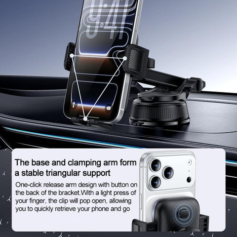 Yesido C278 Car Suction Cup Clip Phone Holder, C278