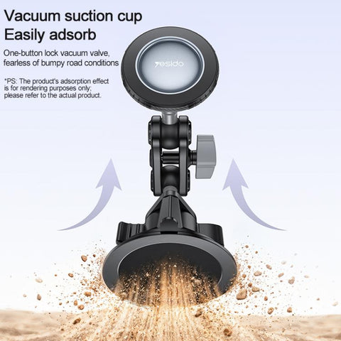 Yesido C281 Car Suction Cup Strong Magnetic Phone Shooting Holder Standard Version, C281