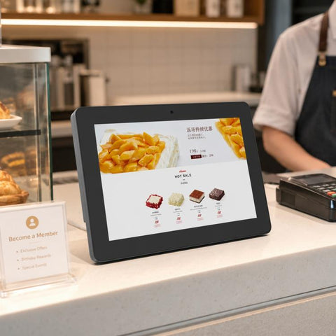WF1036T 10.1 inch HD Touch Screen Digital Signage, 2GB+16GB, Android 11 RK3566 Quad Core, EU Plug, US Plug, UK Plug