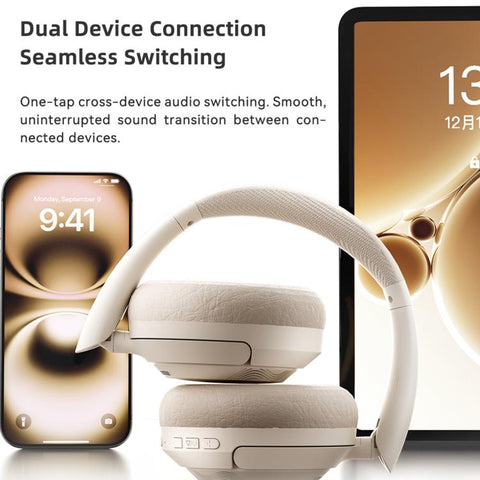 V10 Over-Ear Active Noise Reduction Wireless Bluetooth Headset