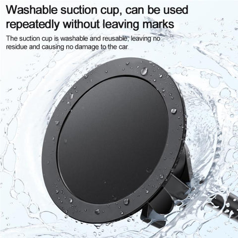 Yesido C323 15W Car Suction Cup Strong Magnetic Wireless Fast Charging Phone Shooting Holder Long Version, C323