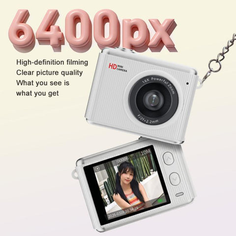 S6 Mini CCD 1.4-inch Screen Retro Filter Portable Digital Camera