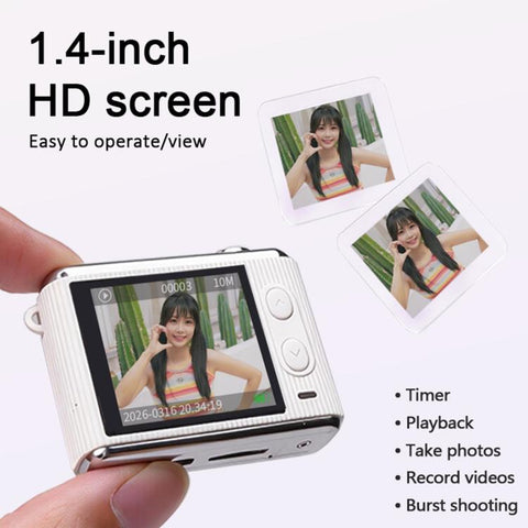 S6 Mini CCD 1.4-inch Screen Retro Filter Portable Digital Camera