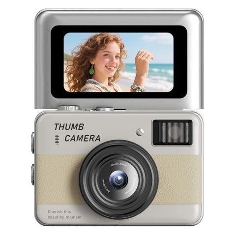 Y11 Macaron Dual-Color CCD 16X Zoom Mini Digital Camera for Kids with 180 Degree Flip Selfie Screen