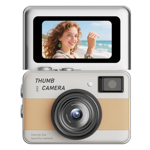 Y11 Macaron Dual-Color CCD 16X Zoom Mini Digital Camera for Kids with 180 Degree Flip Selfie Screen