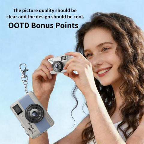 Y11 Macaron Dual-Color CCD 16X Zoom Mini Digital Camera for Kids with 180 Degree Flip Selfie Screen