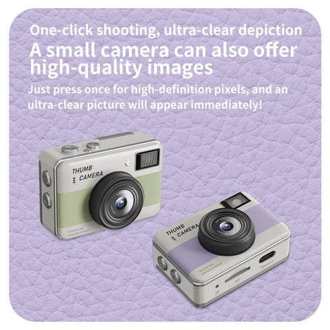 Y11 Macaron Dual-Color CCD 16X Zoom Mini Digital Camera for Kids with 180 Degree Flip Selfie Screen