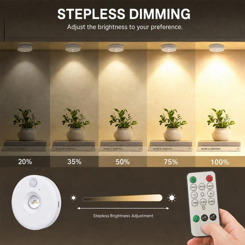 Smart Sensor Cat Eye Night Lights with Remote Control, 1pc, 3pcs, 6pcs