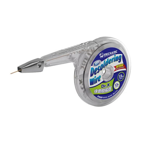 MECHANIC Dr.X Super Strong Version 1.5m Precision Desoldering Tape, 1.5x1.5mm, 2.0x1.5mm, 2.5x1.5mm, 3.0x1.5mm, 3.5x1.5mm