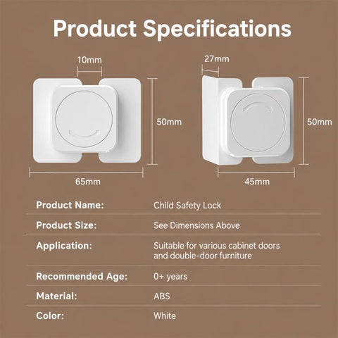 FS18A Baby Multifunctional Anti Open Cabinet Safety Lock