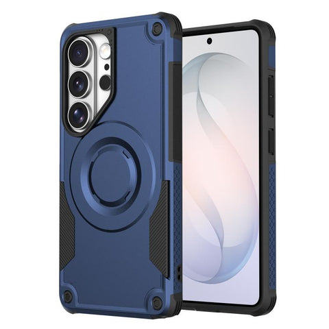 Metallic Paint Magnetic PC Hybrid TPU Phone Case, For Galaxy S26+ 5G, For Galaxy S26 Ultra 5G, For Galaxy S26 5G