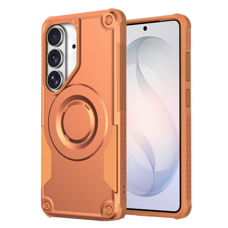 Metallic Paint Magnetic PC Hybrid TPU Phone Case, For Galaxy S26+ 5G, For Galaxy S26 Ultra 5G, For Galaxy S26 5G