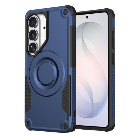 Metallic Paint Magnetic PC Hybrid TPU Phone Case, For Galaxy S26+ 5G, For Galaxy S26 Ultra 5G, For Galaxy S26 5G