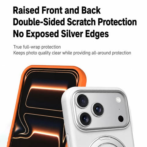 Liquid Silicone Magnetic Phone Case with Rotating Stand, For iPhone 18 Pro / 17 Pro, For iPhone 18 Pro Max / 17 Pro Max, For iPhone 17, For iPhone 16 Pro Max, For iPhone 16 Pro, For iPhone 16