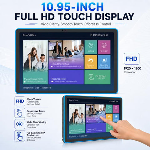 WA1109T 10.95 inch HD Touch Screen Digital Signage with Light, 4GB+64GB, Android 14 RK3576S Quad Core, EU Plug, UK Plug, US Plug
