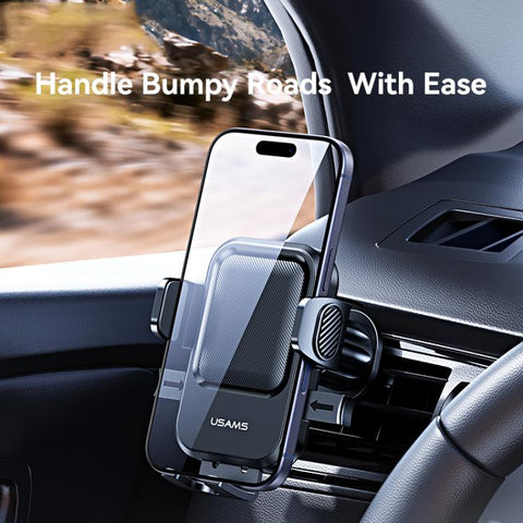 USAMS ZJ090 One-touch Car Air Vent Phone Holder, ZJ090