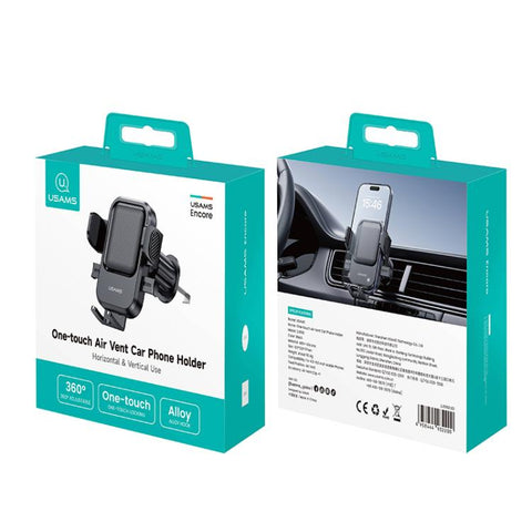 USAMS ZJ090 One-touch Car Air Vent Phone Holder, ZJ090