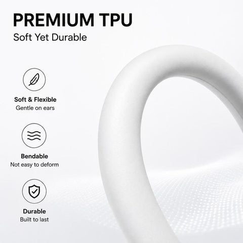 XDcase 3 Pairs Soft Rubber Anti-slip Sports Ear Hooks, For AirPods / Galaxy Buds