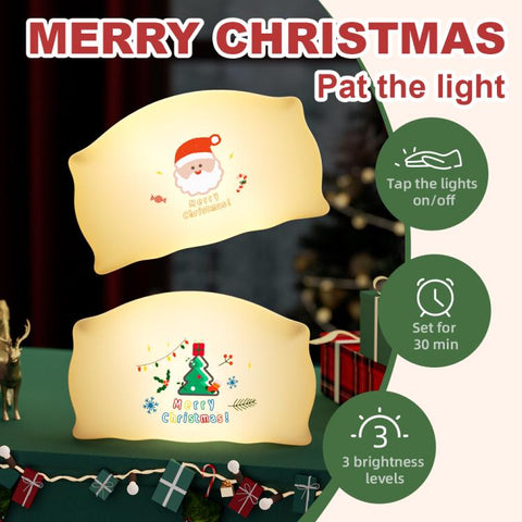 ZHL001S Christmas Pillow Silicone Night Light