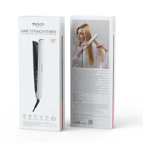 Yesido MG31 Negative Ion 3-Temperature Settings Fast Heating Ceramic Plates Hair Straightener, EU Plug, UK Plug