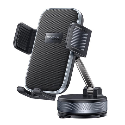 Yesido C283 Car Dashboard Vacuum Suction Cup One Touch Clamp Phone Holder, C283