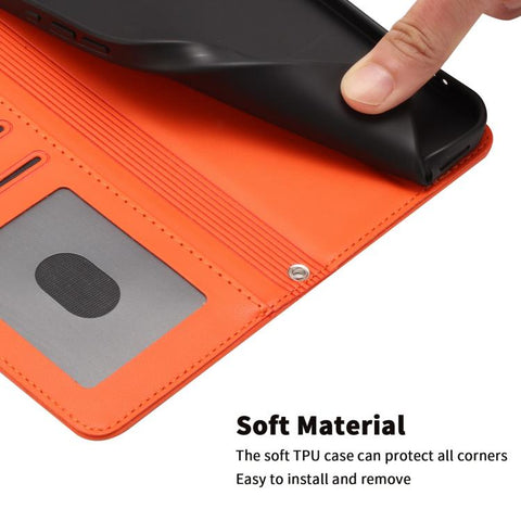 Happy Heart Pattern Magnetic Closure Vegan Leather Phone Case with Wrist Strap, For Galaxy A57 5G, For Galaxy A37 5G, For Galaxy A27 5G, For Galaxy A25e / A25 5G JP