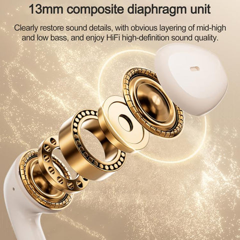 Lenovo TA120 TWS AI Noise Reduction Semi-in-ear Wireless Bluetooth Earphone, TA120