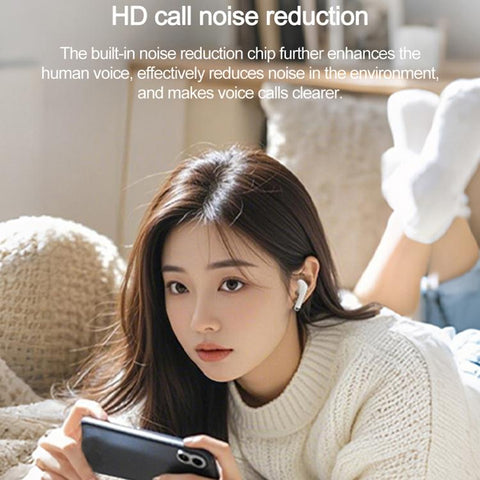 Lenovo TA120 TWS AI Noise Reduction Semi-in-ear Wireless Bluetooth Earphone, TA120