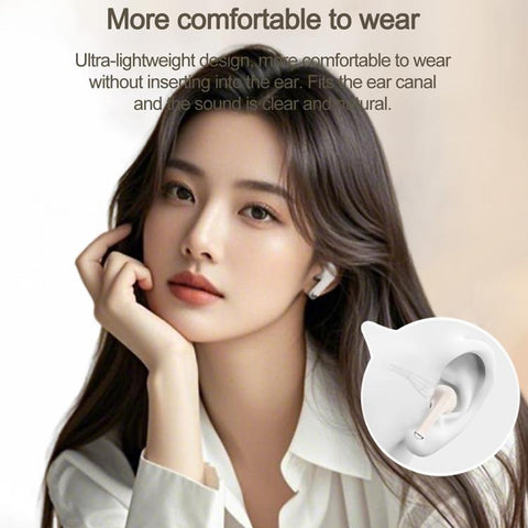 Lenovo TA120 TWS AI Noise Reduction Semi-in-ear Wireless Bluetooth Earphone, TA120