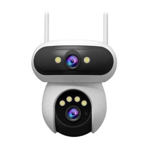 Srihome SH062 8MP Binocular Outdoor Auto-Tracking Wireless WiFi Security Camera, SH062