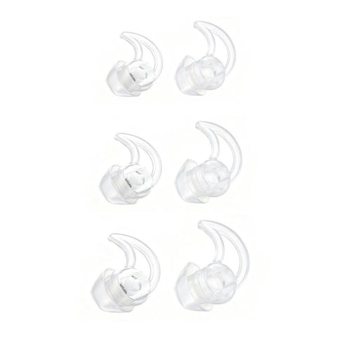 XDcase 3 Pairs Replacement Silicone Ear Tips with Wing, S/M/L Size, For BOSE QC30 / QC20 / QC20i