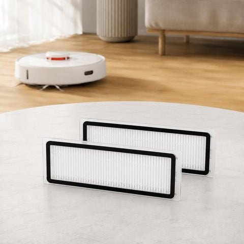 For Xiaomi Mijia Robot Vacuum Mop 2 Pro Replacement Parts, Main Brush, Dual White Side Brush, Grey Side Brush, Dual Filter, Thick Striped Mop Pad, Grey Striped Mop Pad, Blue Striped Mop Pad, Fine Mop Pad