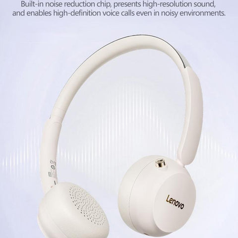 Lenovo EB300 Over-Ear AI Call Noise Reduction Bluetooth Earphone, EB300