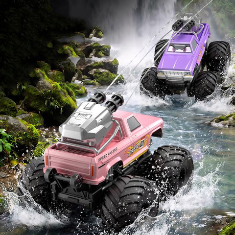 JJR/C Q245 Pro Crusher Amphibious 4WD Remote Control Car with Water Cannon Function