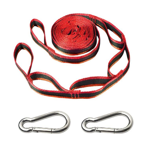 Multi-Purpose Colorful Swing Rope Outdoor Camping Adjustable Loop + Quick Buckle Set 2pcs