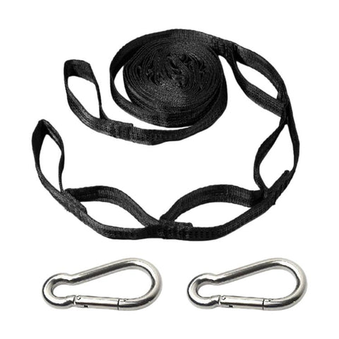 Multi-Purpose Colorful Swing Rope Outdoor Camping Adjustable Loop + Quick Buckle Set 2pcs