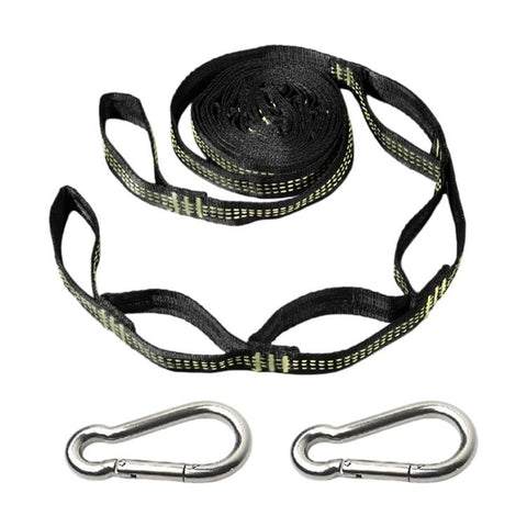 Multi-Purpose Colorful Swing Rope Outdoor Camping Adjustable Loop + Quick Buckle Set 2pcs