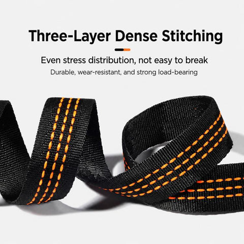 Multi-Purpose Colorful Swing Rope Outdoor Camping Adjustable Loop + Quick Buckle Set 2pcs