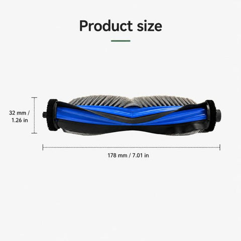 For Ecovacs DEEBOT X11 / X11 Pro Replacement Parts, Main Brush, Side Brush, Roller Mop, Activated Carbon Filter, Filter, Auto Refill and Drain Version Dust Bag, Water Tank Version Dust Bag