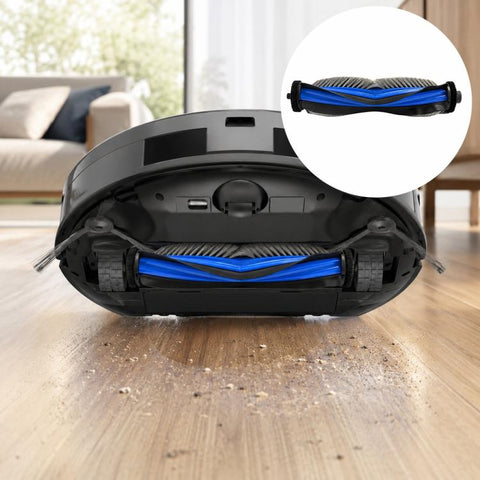 For Ecovacs DEEBOT X11 / X11 Pro Replacement Parts, Main Brush, Side Brush, Roller Mop, Activated Carbon Filter, Filter, Auto Refill and Drain Version Dust Bag, Water Tank Version Dust Bag