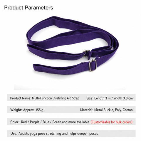 Adjustable Yoga Rope Stretching Trainer Doorway Stretching Belt