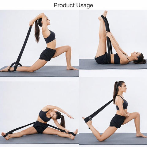 Adjustable Yoga Rope Stretching Trainer Doorway Stretching Belt