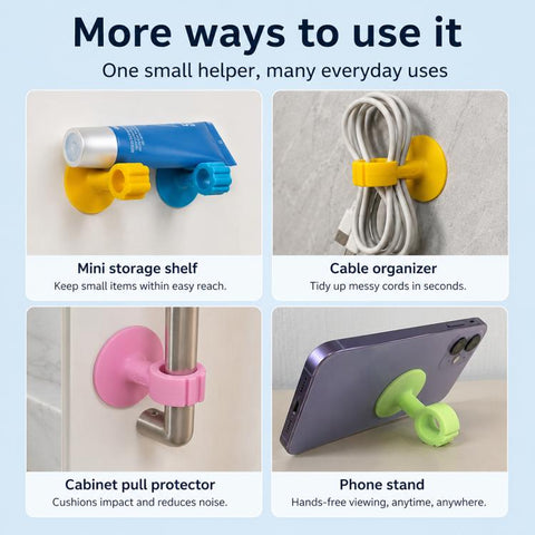 Suction Cup Door Handle Silent Anti-collision Protective Pad
