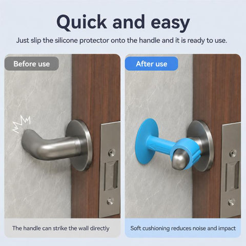 Suction Cup Door Handle Silent Anti-collision Protective Pad