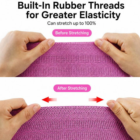 Knitted Yoga Resistance Band Glute Training Assistance Stretching Elastic Band, White Low Elasticity, Mint Low Elasticity, Pink High Elasticity, Pink Medium Elasticity, Black High Elasticity, Dark Green High Elasticity, Sky Blue High Elasticity        ...