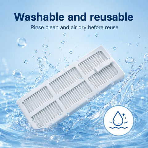 For Narwal J3 Robot Vacuum Cleaner Replacement Parts, Dual Filter