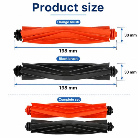 For Dreame X40 Pro Ultra Robot Vacuum Cleaner Replacement Parts, Dual Main Brush, Filter, Side Brush, Mop Pad, Activated Carbon Dust Bag
