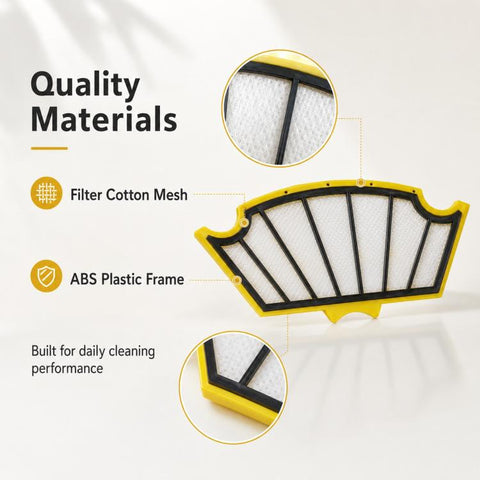For iRobot 5 Series Robot Vacuum Cleaner Replacement Parts, For iRobot 5 Series Single Filter