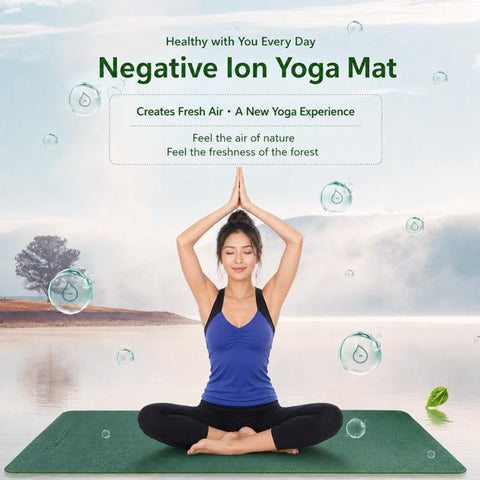 PVC Negative Ions Fitness Training Non-slip Mat