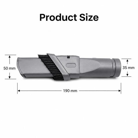 For Dyson V6 / DC35 / DC47 / DC52 / DC63 Vacuum Cleaner Accessories, Retractable Stiff Bristle Narrow Brush Head